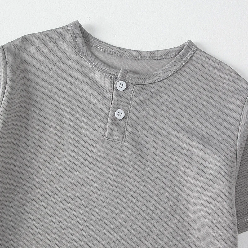 Boys Henley Button Shirt 6