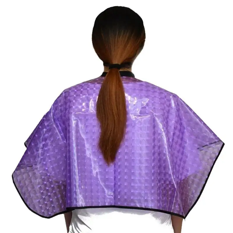 이발소 미용 케이프 방수 헤어 컬러링 랩 헤어 컬러 샴푸 염색 천 헤어컷 망토 이발사 도구