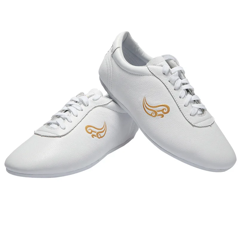 High End Cowhide Sport Shoes Boxing Kung Fu Taichi Lightweight Sneaker Sport Gym Shoes For Men And Women