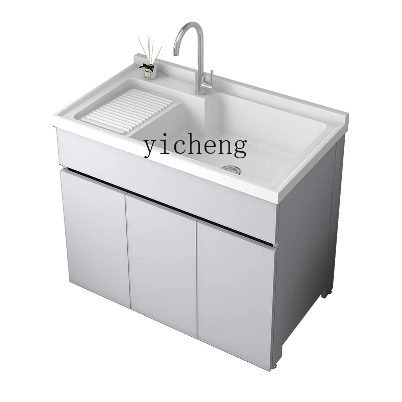 Xl Vasca Per Bucato Lavabo Interplatform Lavabo Per Lavaggio A Mano Con Lavabo Armadio Per Lavaggio A Pavimento In Alluminio