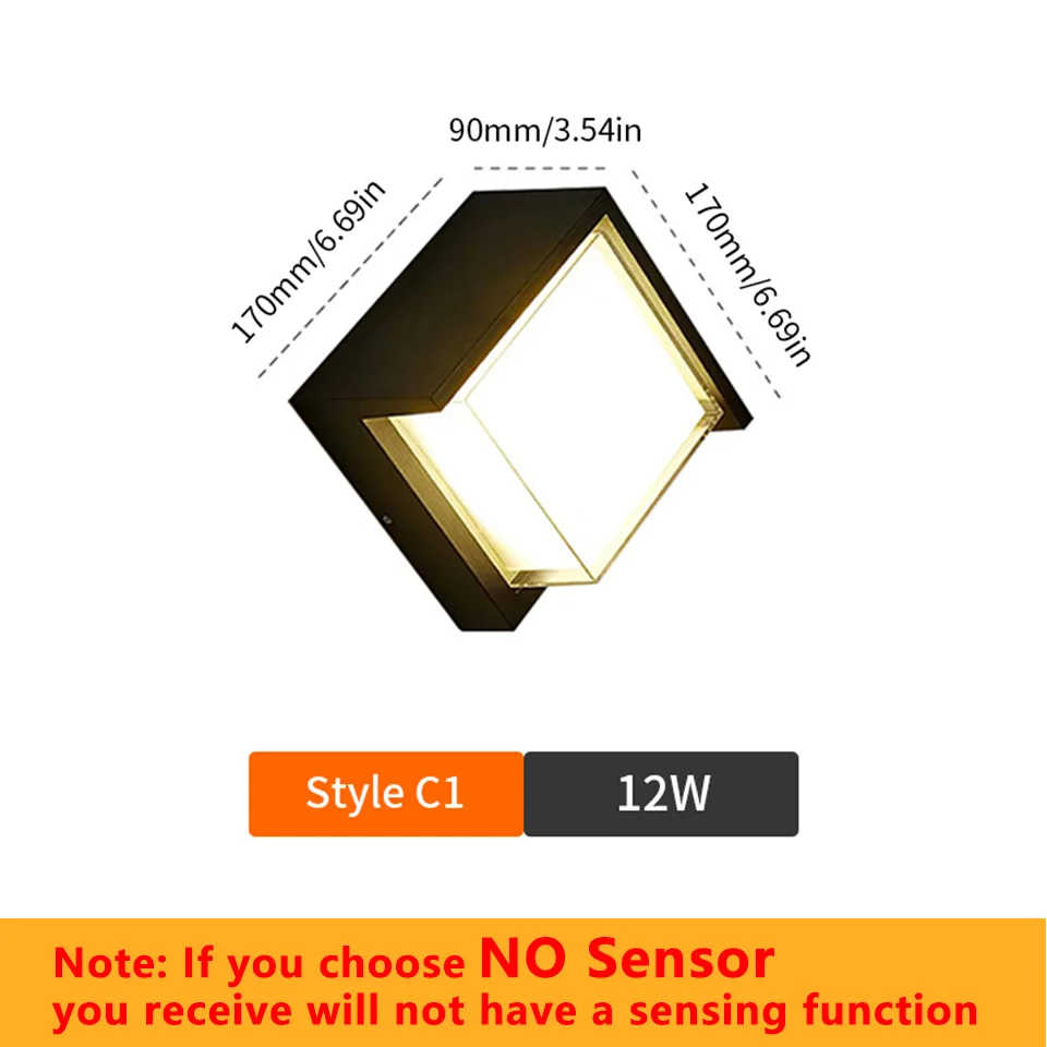 Style C1 12W,Warm white