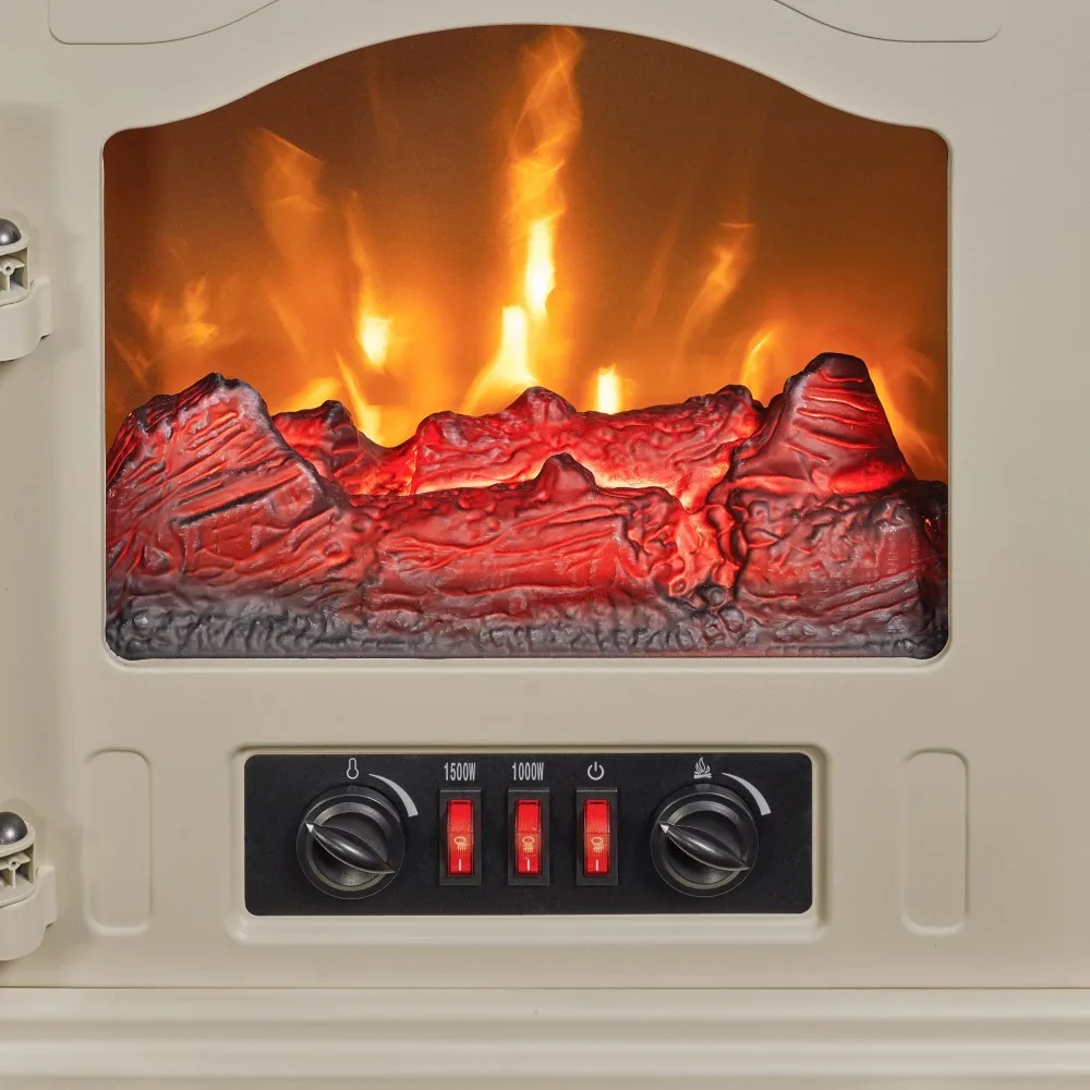 Powerheat Infrared Quartz Electric Stove Heater, 1500W, Cream electric  fireplace Home Appliance - AliExpress