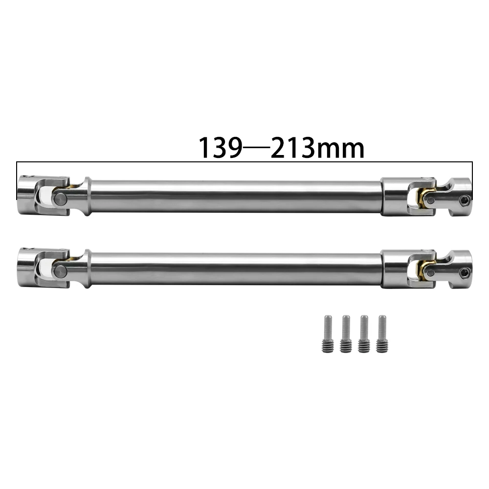 Edelstahl-Antriebswelle für 1/10 RC Crawler TRX4 TRX6 Axial SCX10 III RBX10 RR10 Wraith Capra D90 RC4WD Redcat GEN8 – Detail 17