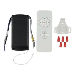 Wireless Ceiling Fan Remote Control Kit with Light Dimmer and Timer Functionality (220V)