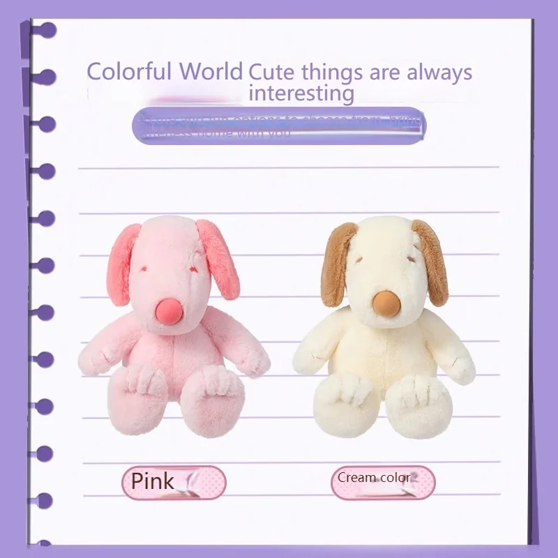 Miniso Animation Snoopy Colorful Life Series Sitting Plush Doll Toy Cute Plush Doll Sofa Ornament Pillow Birthday Gift plush toys