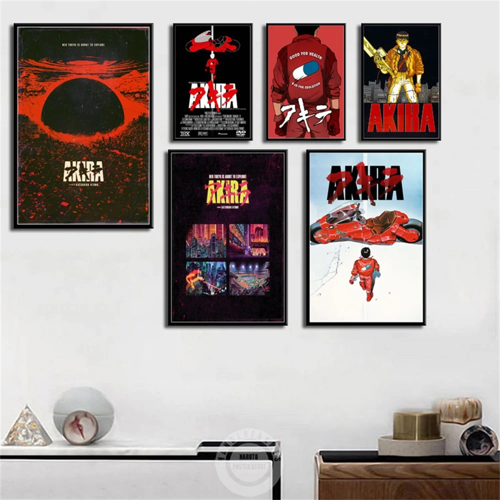 Akira-和風のアクションフィギュア,映画のポスター,日本の