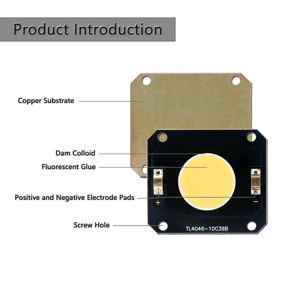 Description Picture 5 of item150 200W DC29-31V LED COB Chip for Grow Plant Light Full Spectrum Plant Lighting Bulb Plant Fill Light