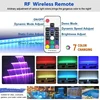 Acrylic Wall Mounted 60cm 90cm 120cm Swimming Pool Cascade Blade RGB Waterfall Sheer Descent For Pool And Pond Decoration 3
