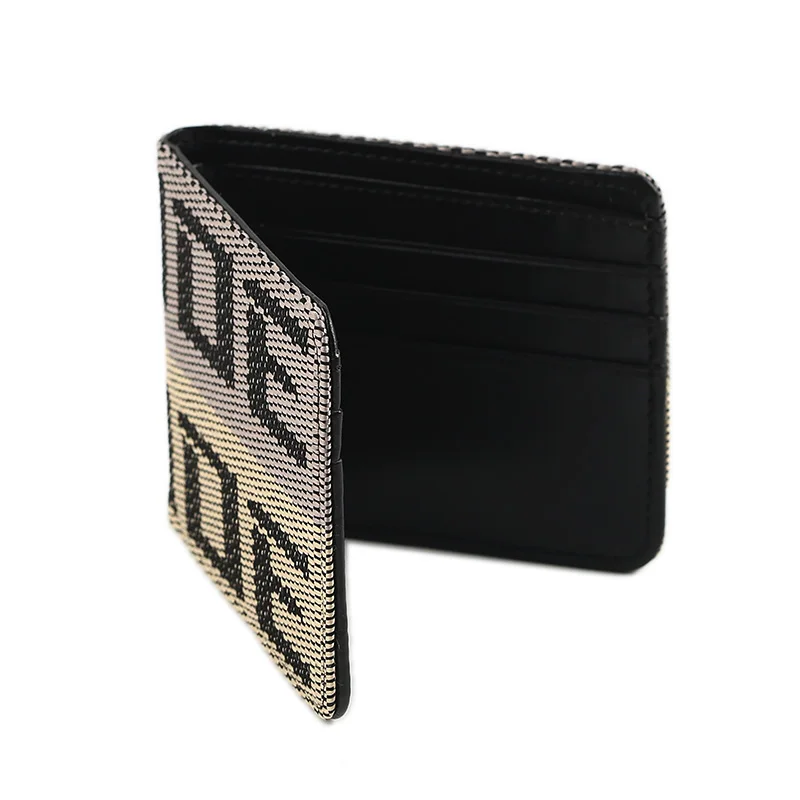 Key Case JDM Style Fabric Purse Wallet Gradation Racing Seat Fabric Canvas Leather Key Case For BRD