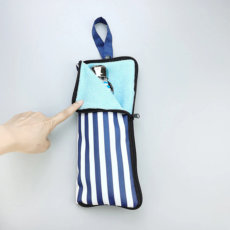 Small Fresh Print Pattern Umbrella Storage Bag Clutch Type Absorbent Folding Umbrella Bag Go Out Portable Waterproof Storage