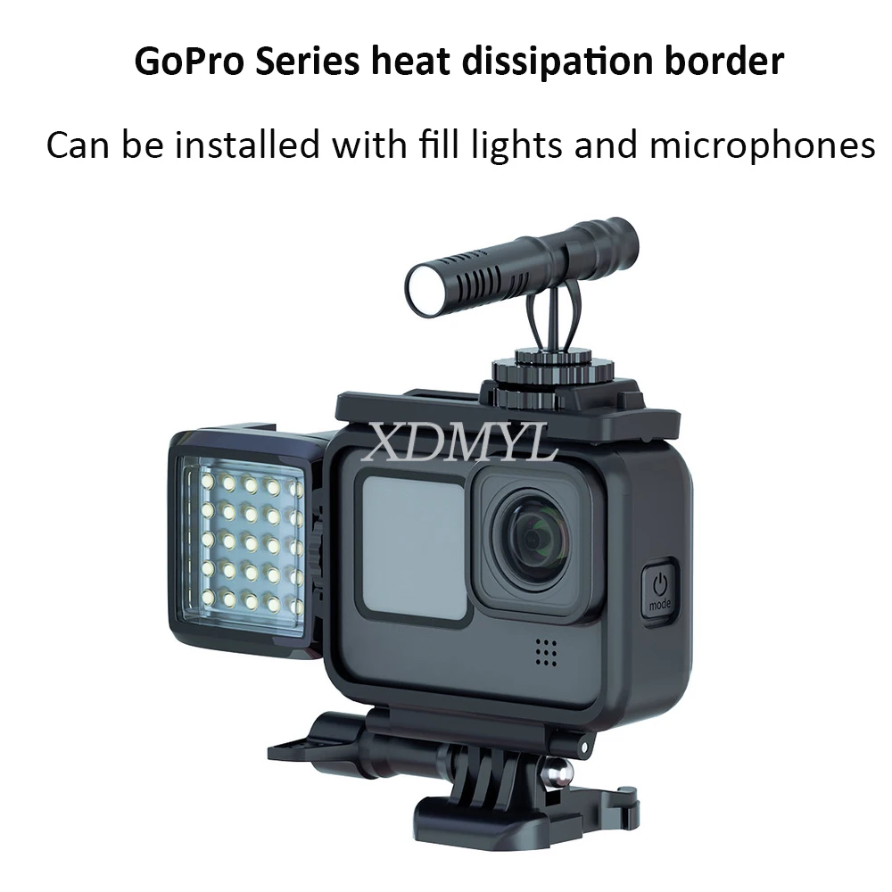 Gopro Hero 12 11 10 9 추락 방지 프레임 케이스 Gopro 카메라 액세서리 표준 경계 보호 커버