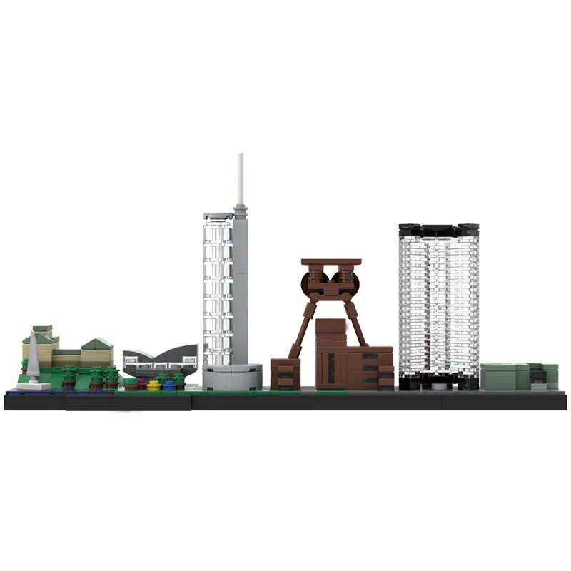 Landmark Architecture Germany Industrial City Building Blocks Toy_voghion.com