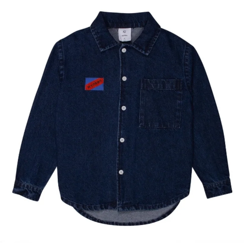 New Wynken Girls Denim Strap Dress