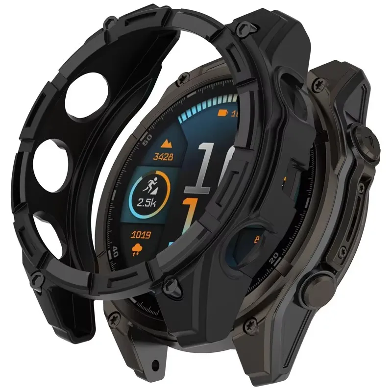 Protective Anti-Scratch Soft TPU Silicone Cover for Garmin Fenix 8 Series