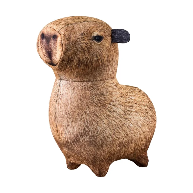 Small Capybara Figurine, Cartoon Sitting/standing Capybara Toy