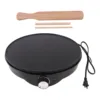 Electric Griddle Crepe Maker with Batter Spreader Wooden Spatula US Plug 100‑120V Kitchen Non Stick 12in Crepe Making Machine 1