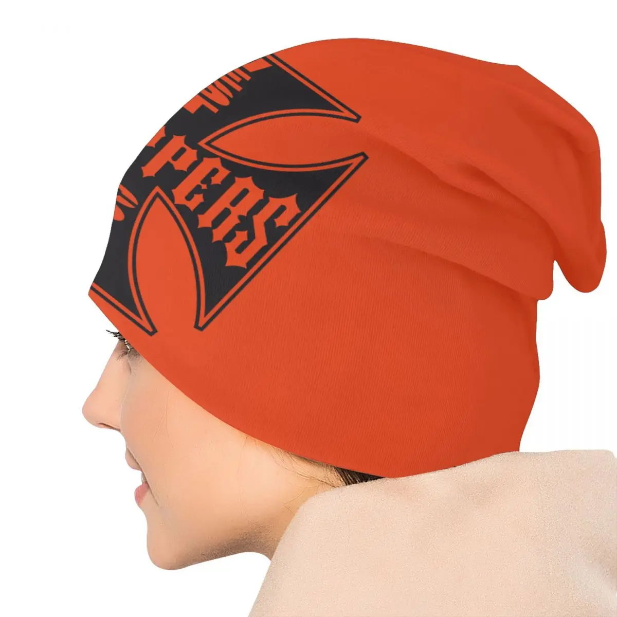 Willie G Skull Knit Beanie Black Beauty Mütze