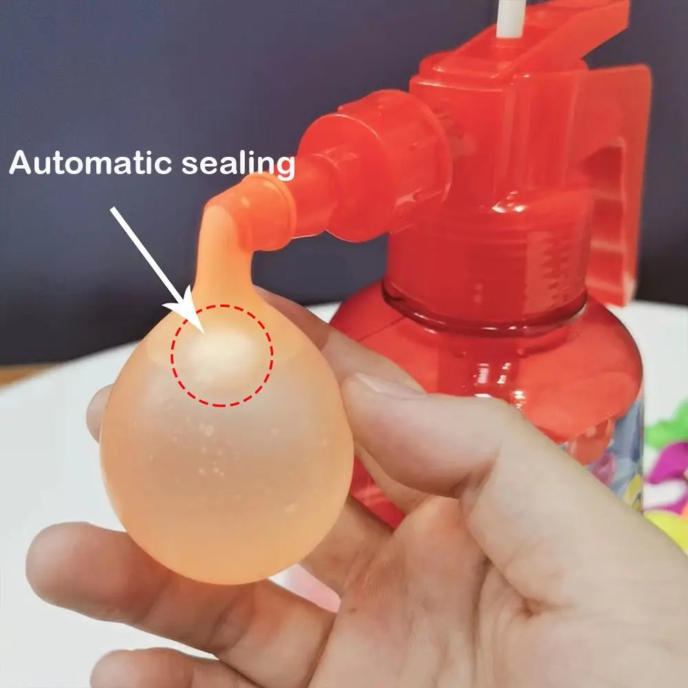 Outdoor Activities Air Water Bomb Balloon Pump Automatic Sealing Balloons Sand Pool Water Toys Water Balloon Pump Large Capacity 5