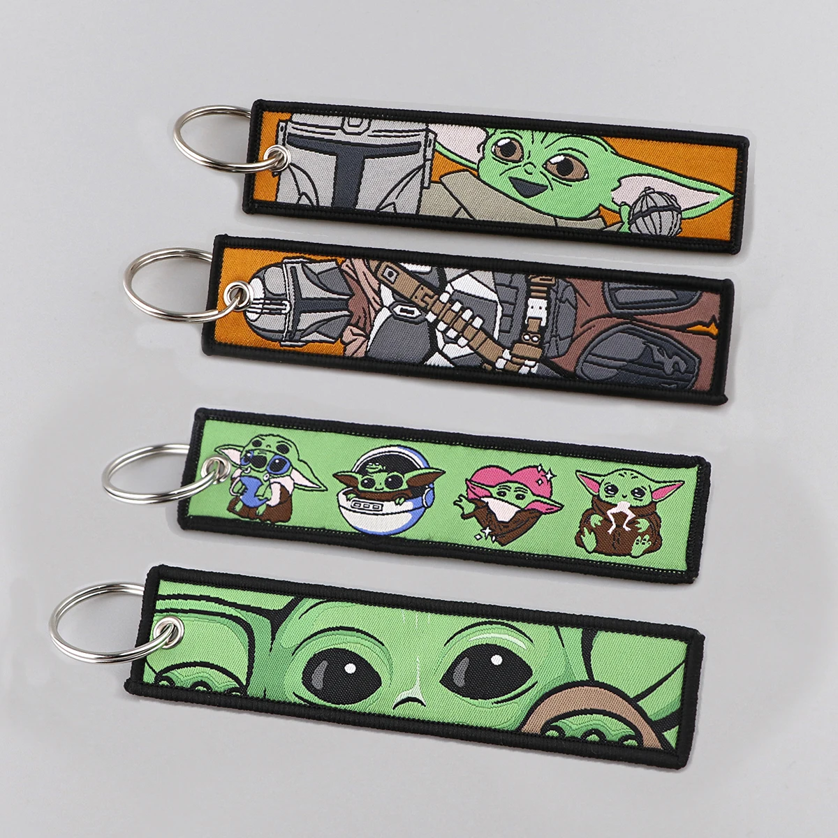 Mandalorian Baby Yoda Key Chain Car Accessories Mandalorian Disney