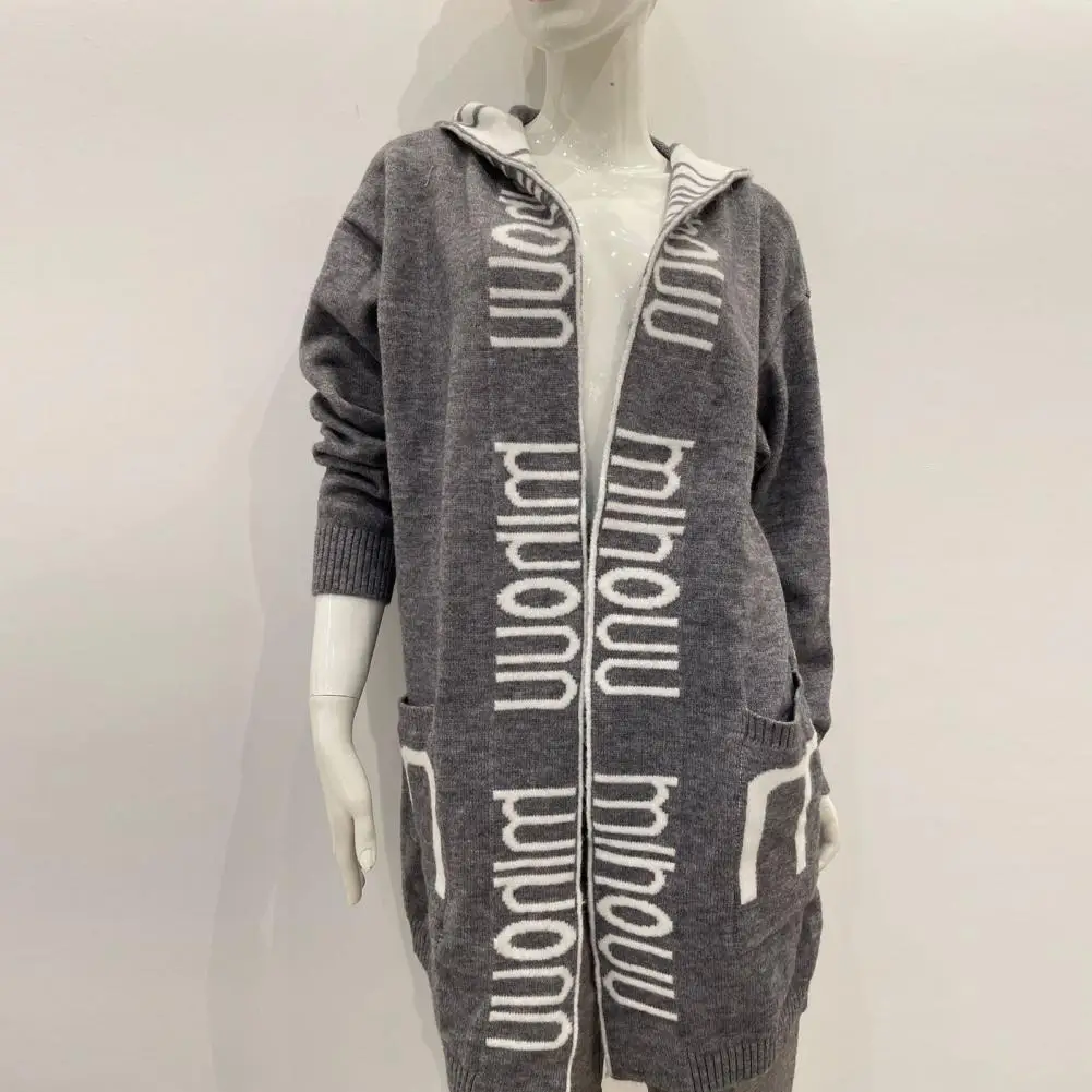 Pullover-Mantel, schicker, kältebeständiger, lockerer Streetwear-Pullover, Cardigan-Pullover-Mantel_voghion.com