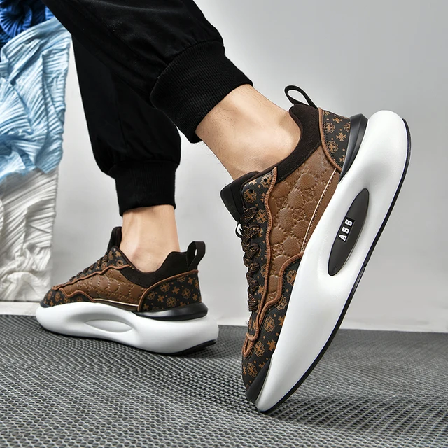 Brad Men Skateboarding Thick Sole Sneaker - Image 3