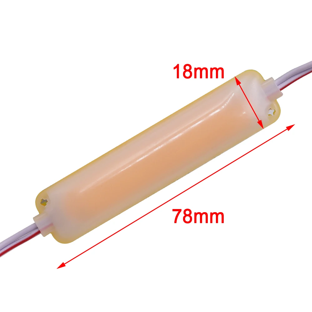 20Pcs High Bright COB LED Module Light DC12V DC24V 3W IP67 Waterproof for Outdoor Advertising Sign Lamp Backlight Module Lamp