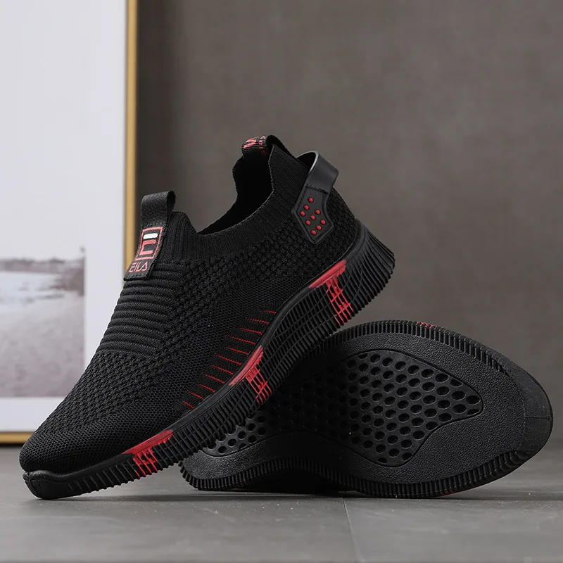 

Shoes fashion men's shoes autumn new running shoes sport casual shoes men fly woven shoes of men