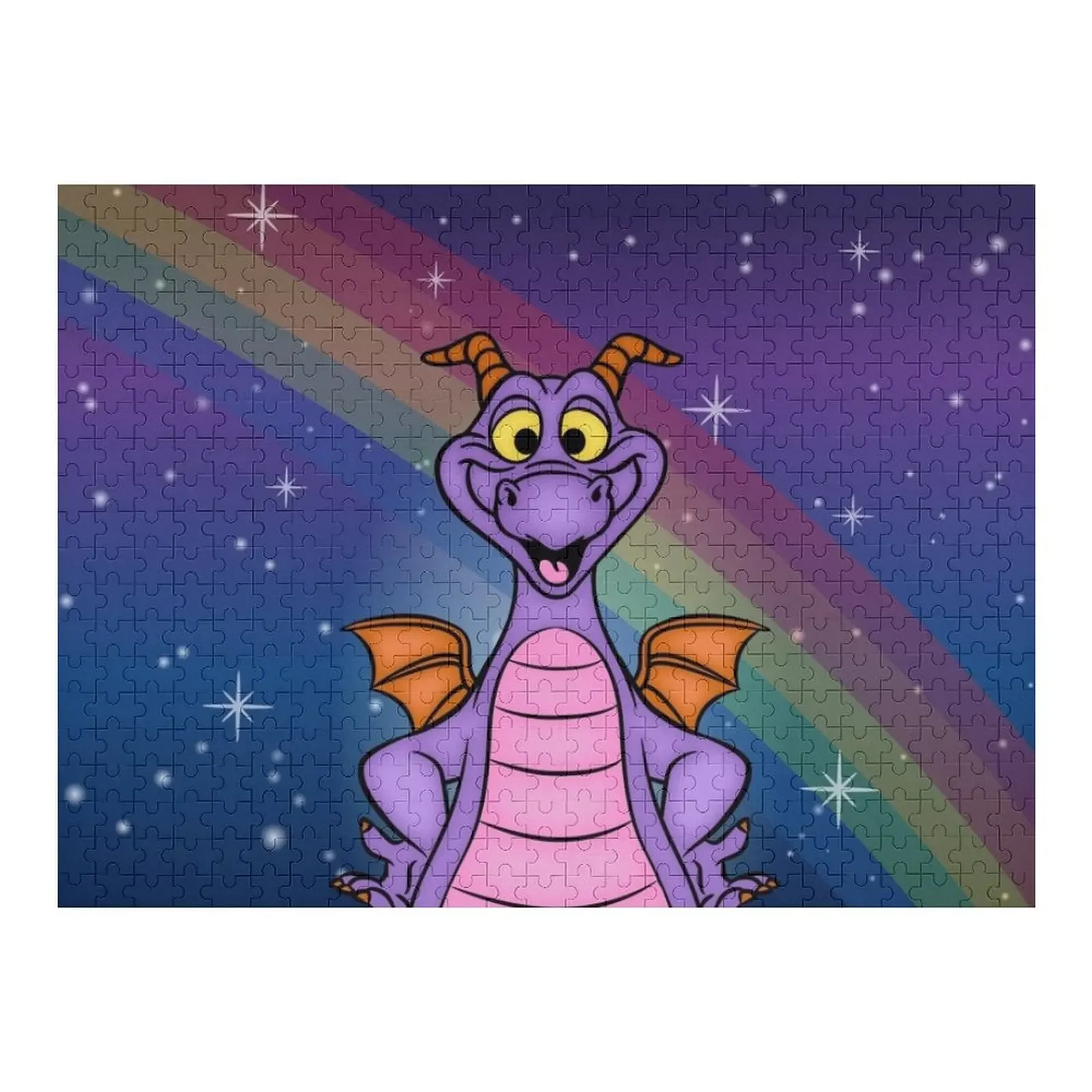 Figment Rainbow stars Jigsaw Puzzle Customized Picture Wooden Name Personalized Toy Puzzle