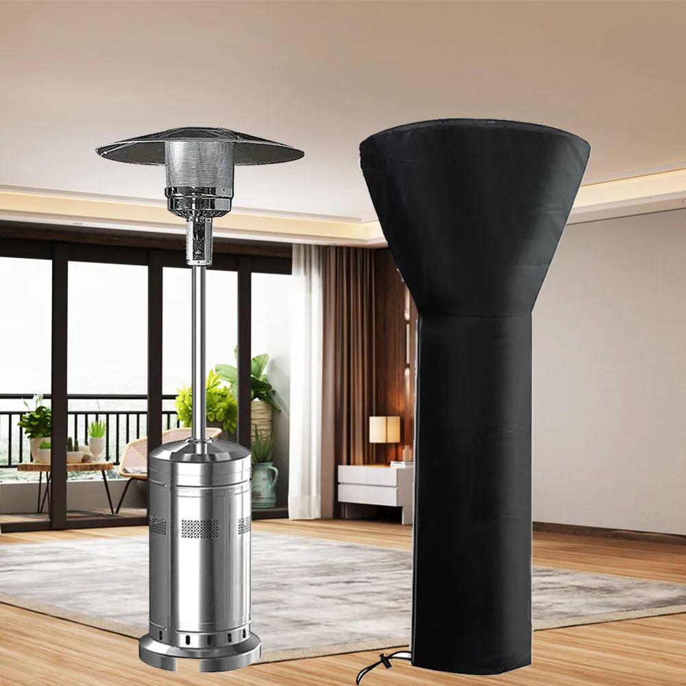 Patio Radiator Heater Protection Cover Waterproof Windproof Dustproof Pyramid Vertical Outside Universal Multi-Purpose Cover