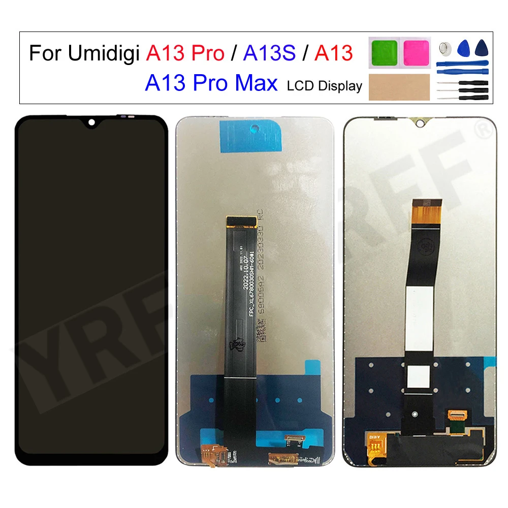 

LCD Display+Touch Screen Digitizer Assembly For Umidigi A13 Pro Max,A13S ,Good Quality Phone Screen,100% Tested