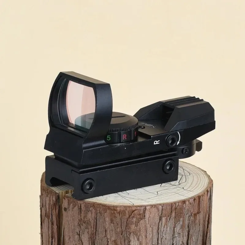 Compact HD101 Red Dot Reflex Sight portable outdoor hunting optical rifle scopes adjustable brightness Glock gun airsoft sight