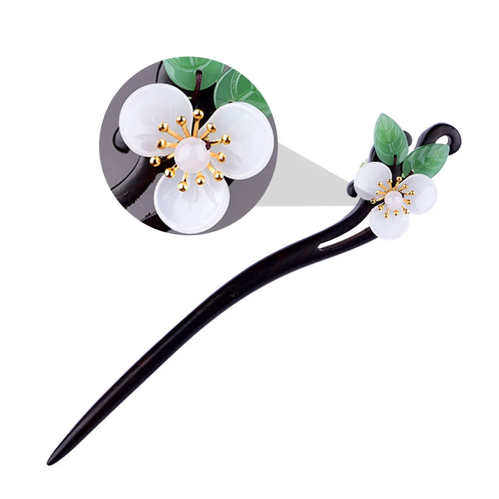 Hairpin Chinese Style Retro Decor Vintage Traditional Hairpin Ebony Wear Fashion Simple Stick Miss 6