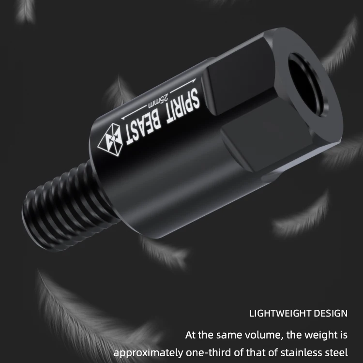 Motorcycle Mirror Adapters 10MM Rearview Mirrors screw Conversion Bolt Electric Scooter M10 Mirror screw SPIRIT BEAST motorcycle mirror motorcycle mirrors motorcycle mirror mount motorcycle mirror bracket