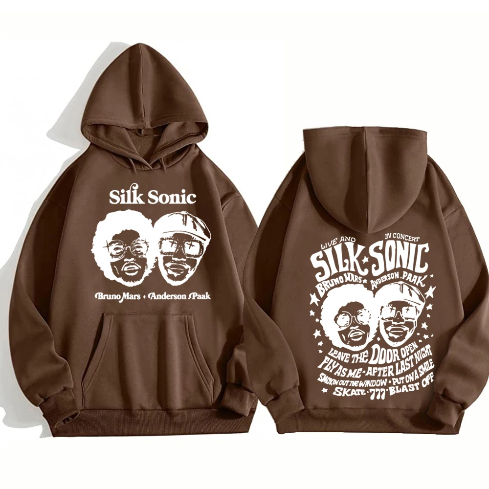 Silk Sonic Hoodies Bruno Mars 24K MAGIC Hoodie Fan Gift