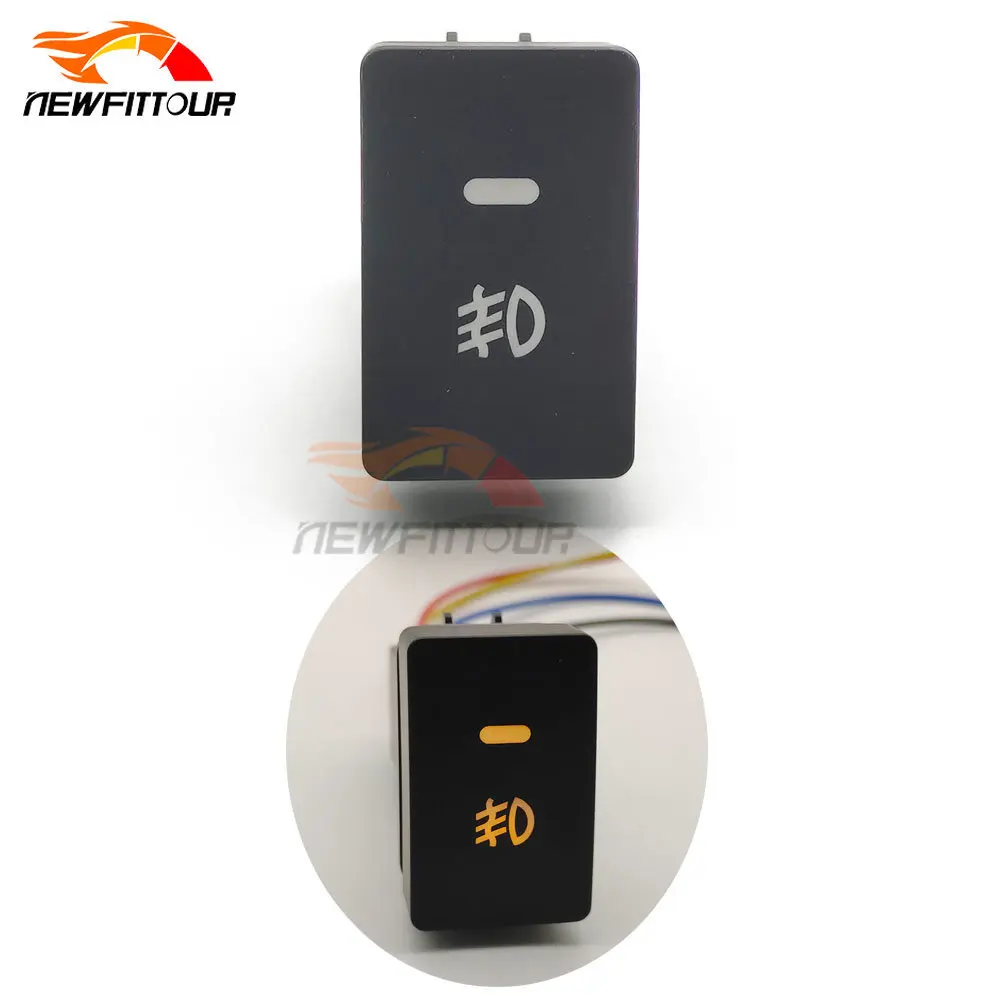 Per Honda Fit Hrv Crv Vezel Brv 2017 2018 2019 2020 2021 Giallo Led Luce Anteriore Fendinebbia Pulsante Interruttore