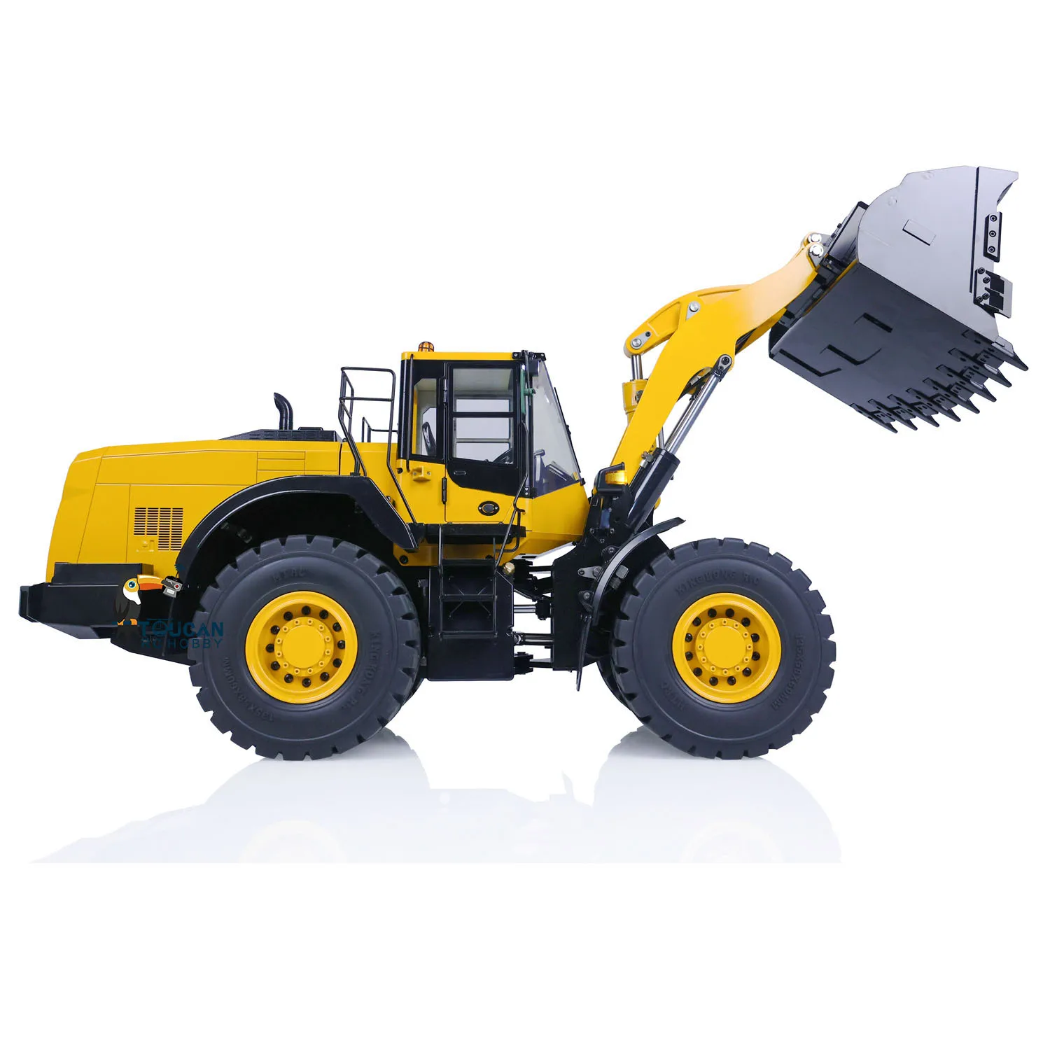 MTM WA480 RC Hydraulic Loader 1/14 Scale Remote Control Metal Construction Wheeled Vehicles Sound Light Model Toys THZH1339 4