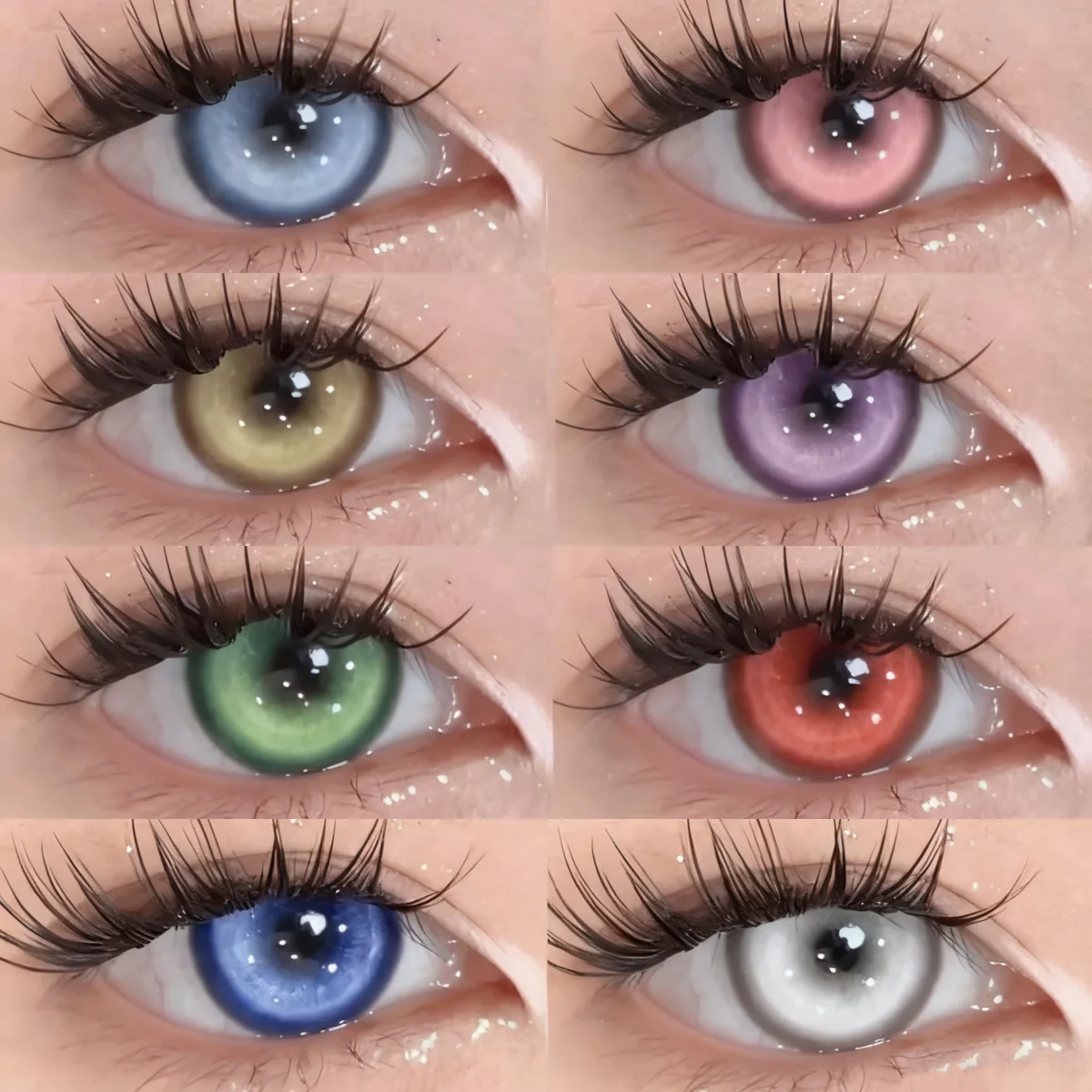 Vibrant Anime Cosplay Colored Contact Lenses