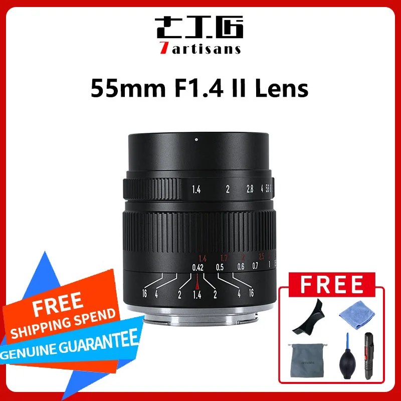 7 Artigiani 7 Artigiani 55Mm F1.4 Ii Lente Principale Ad Ampia Apertura Per Sony E A6600 Canon Ef-M Canon Rf Fuji Xf Micro 4/3 Nikon Z Mount