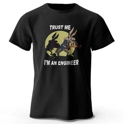 Trust Me I Am an Engineer 100% Cotton Y2K Classic Funny T-Shirt - XXXL (036)