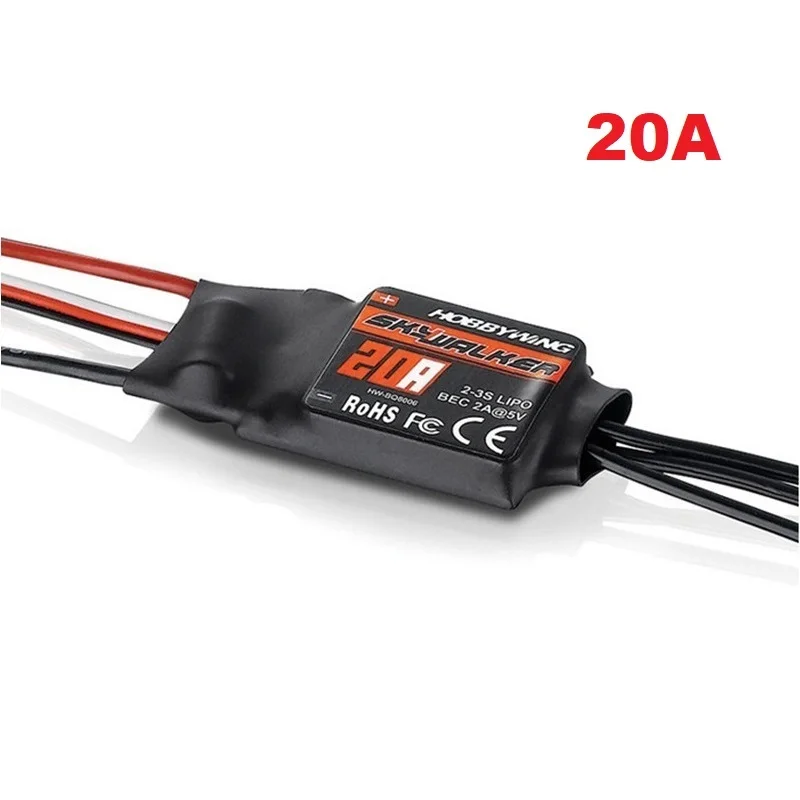 Détail des soudures et composants électroniques du contrôleur ESC Skywalker 20A 30A 40A V2