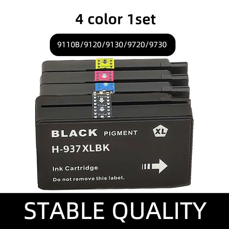 Premium Cartouche 1 Encre pour HP 937eXL Noir 2 500 Pages avec