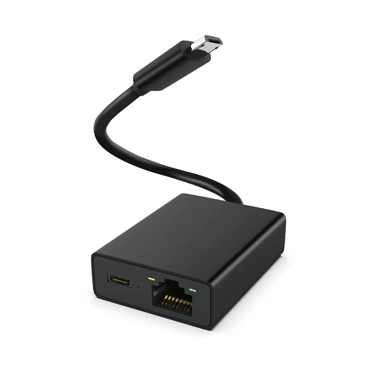 Micro-USB karta sieciowa Adapter sieci Ethernet Micro-USB do 100M karta sieciowa dla TV Stick przeciwpożarowego 4K włącznik Ethernet routera
