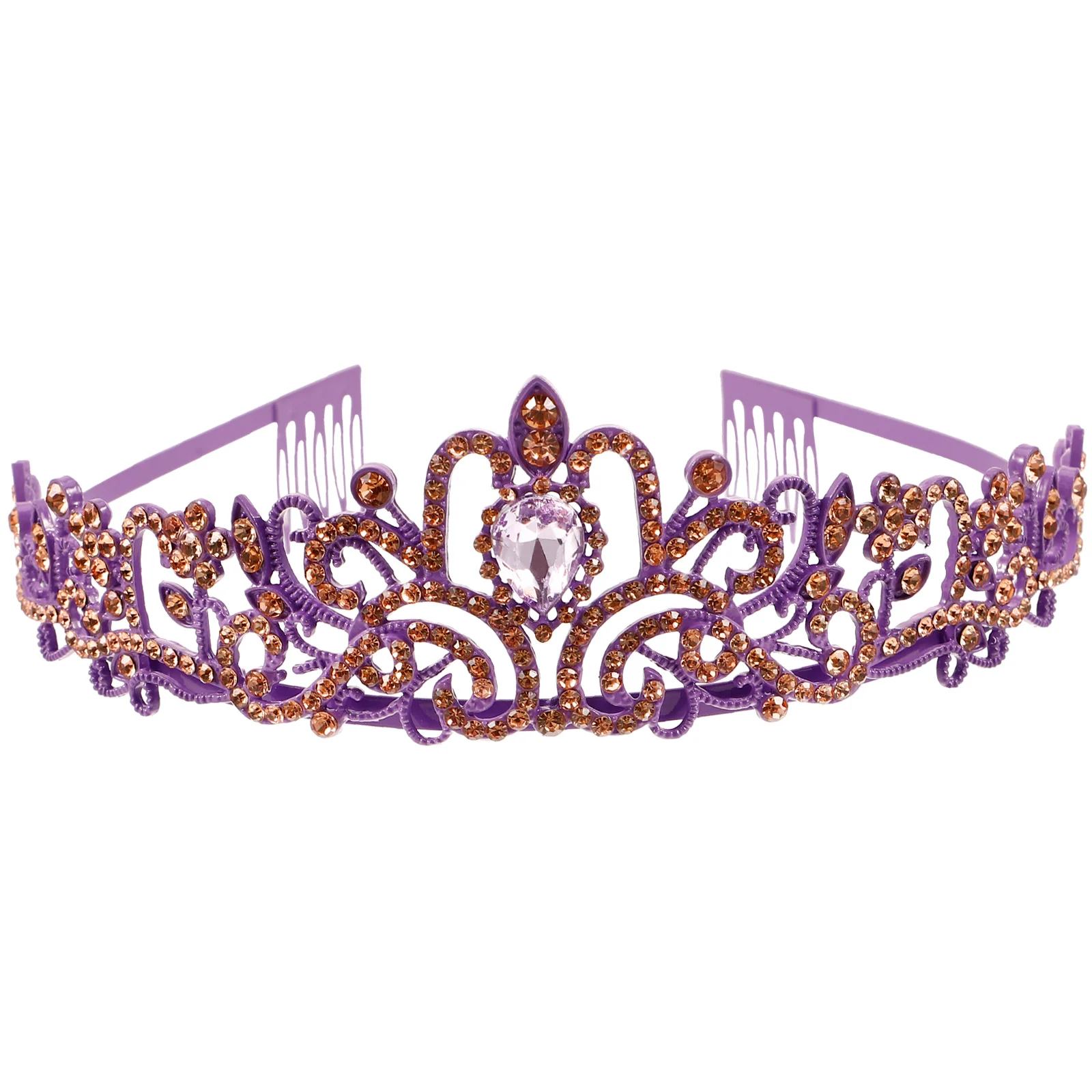 

Crystal Crown Rhinestone Tiara Pageant Crowns for Women Headband Wedding Bride Accessories Cosplay