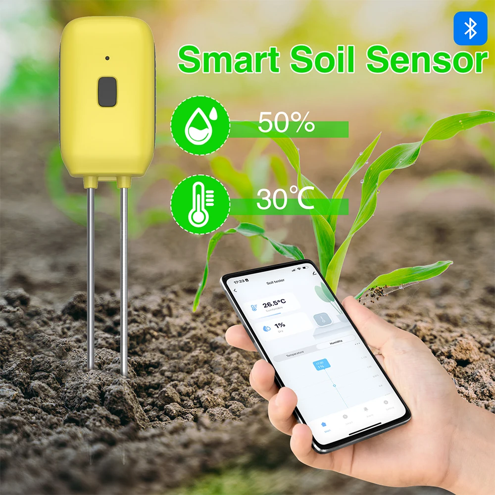 Smart Soil Tester Temperature Humidity Meter
