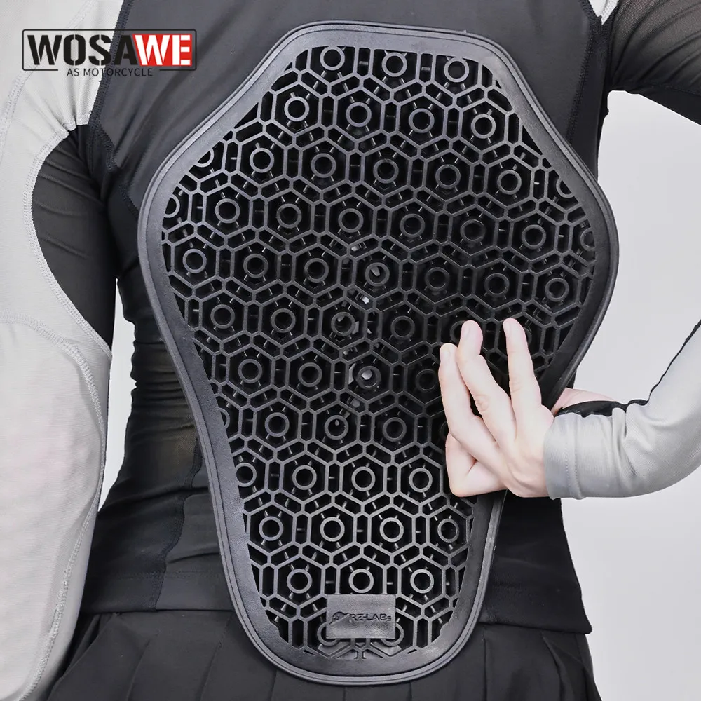 Motorcycle Insert Back Protector Gear Armor Racing Elbow Knee Shoulder Jacket Protection