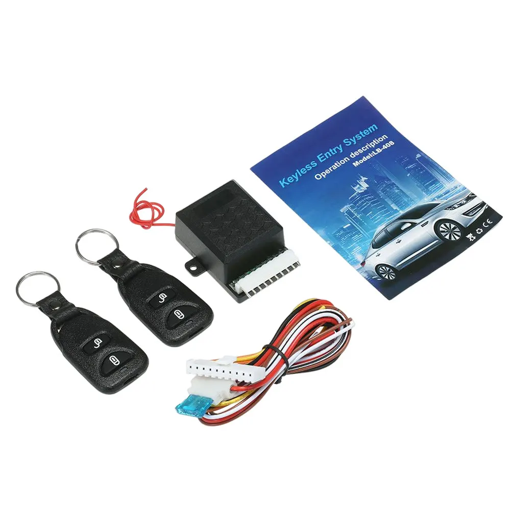 Car Remote Central Door Lock Keyless Entry System Central Lock with Remote Control Car Alarm Systems Auto Remote Central Kit