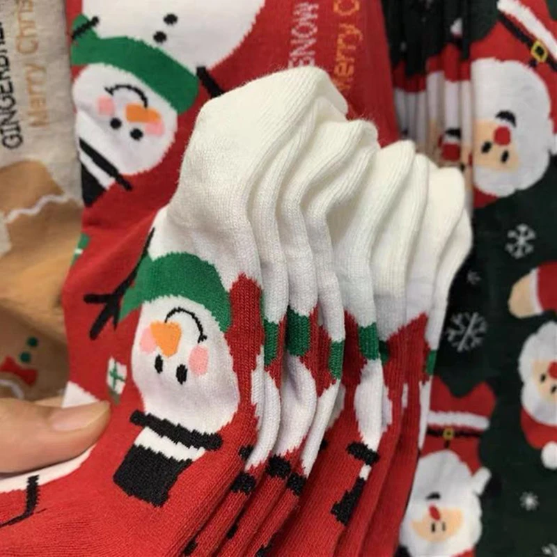 Christmas Cartoon Printed Socks 5