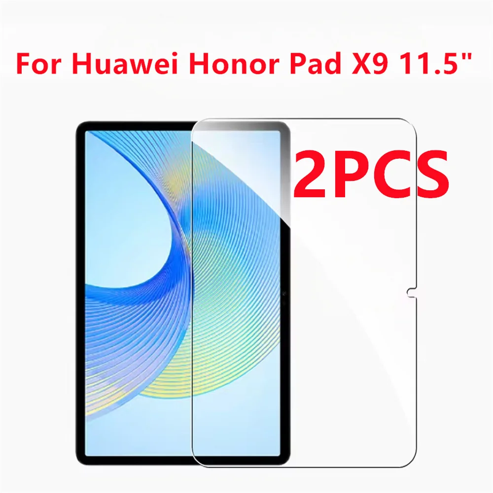 Premium 2-Pack 9H Tempered Glass Tablet Screen Protector - High-Definition Protective Film