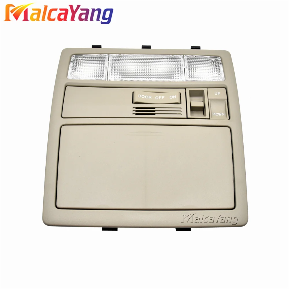 thumbnail interactive-video image 1 of Overhead Console With Sunroof Switches For Toyota Camry 2012-2016 | Map Lights & Glasses Storage 1 of 10