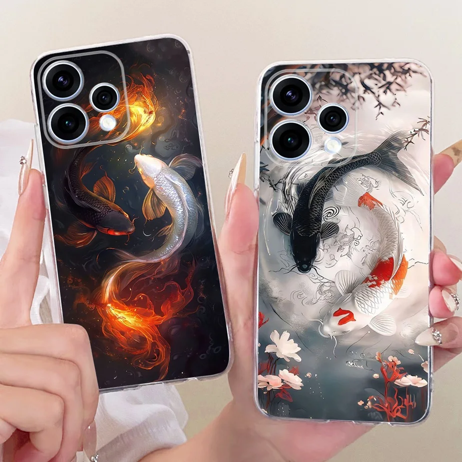 Colorful Flowers Painted Soft Slim Phone Case